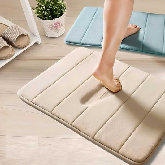 Water Absorbent Soft Memory Foam Bath Mat