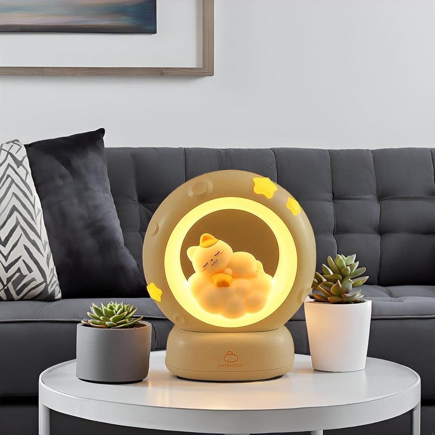Celestial Moon Glow™ LED Night Lamp