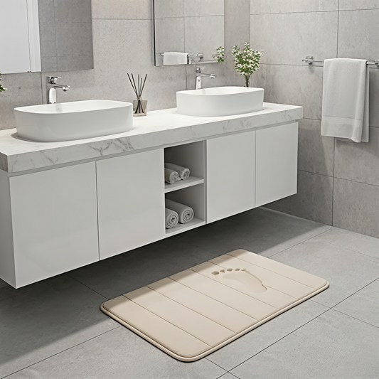 Water Absorbent Soft Memory Foam Bath Mat