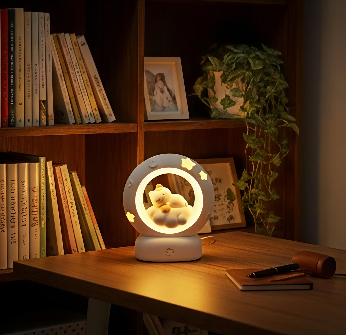 Celestial Moon Glow™ LED Night Lamp